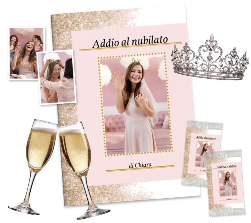 album di figurine festa addio al nubilato