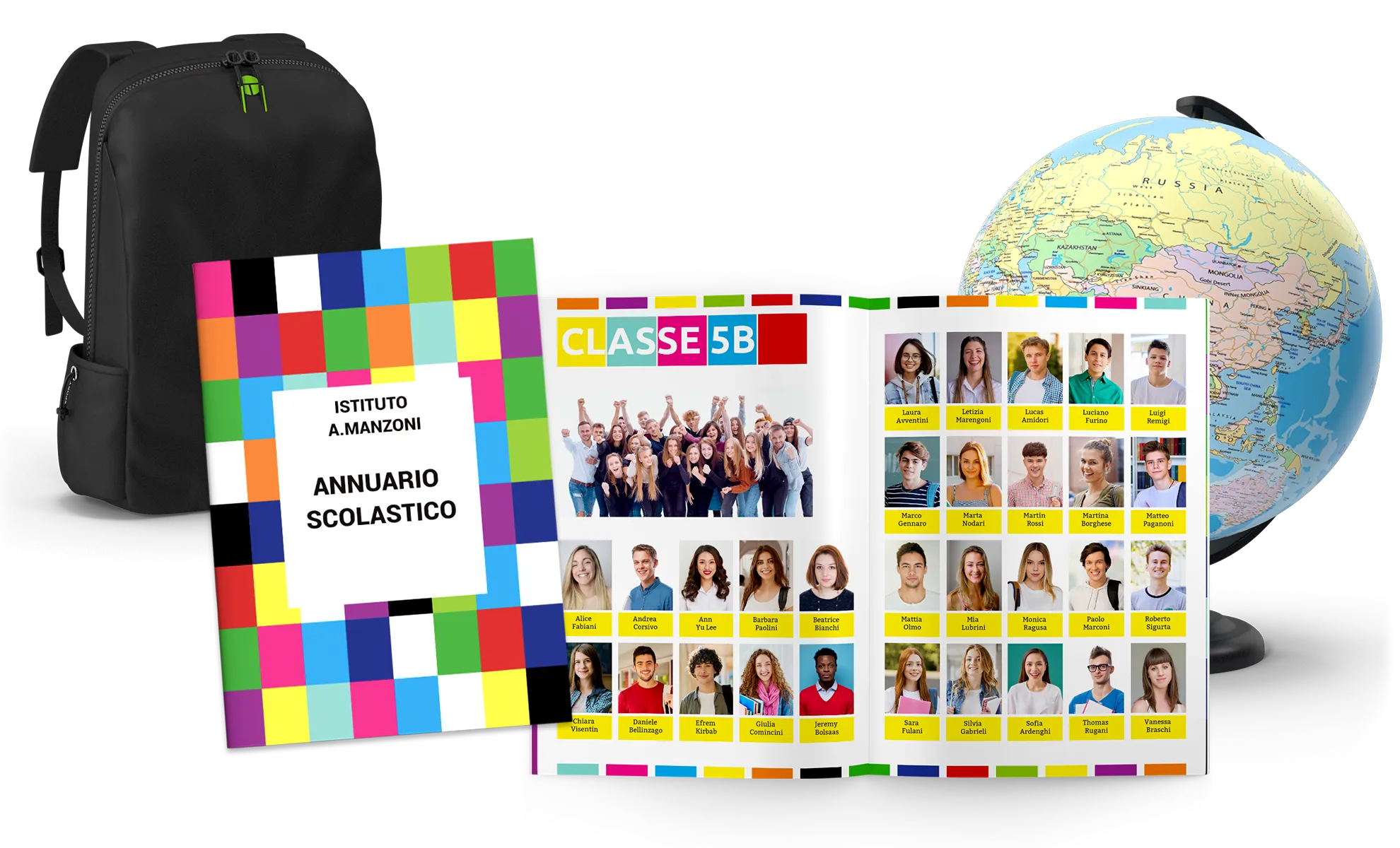 annuaio scolastico per la scuola o classe