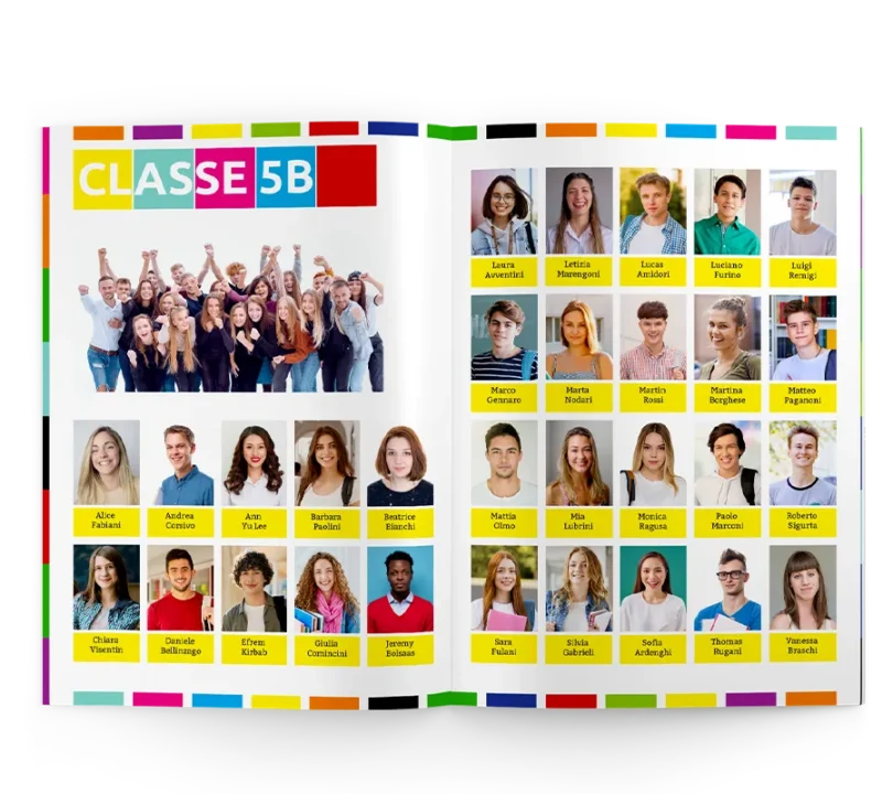 annuaio scolastico per la scuola o classe