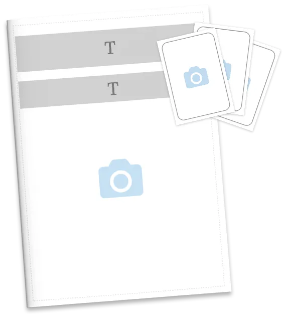 album di figurine interamente personalizzato con foto per un regalo unico