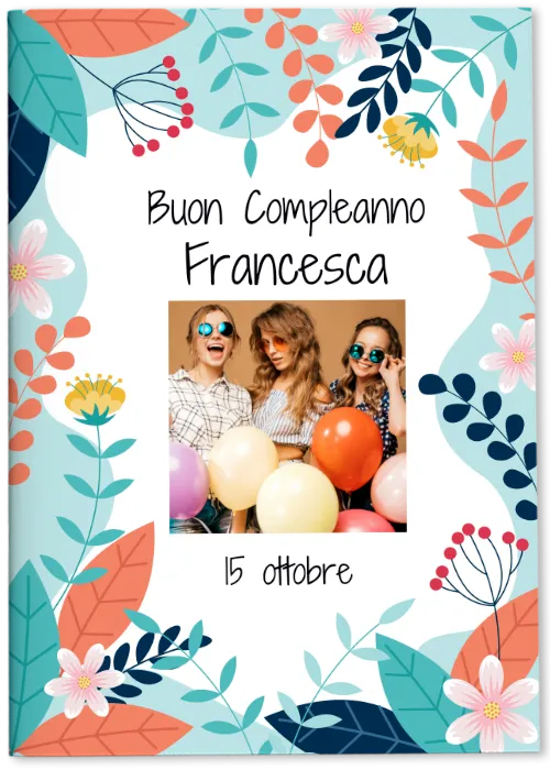 album di figurine personalizzato con foto per regalo di compleanno