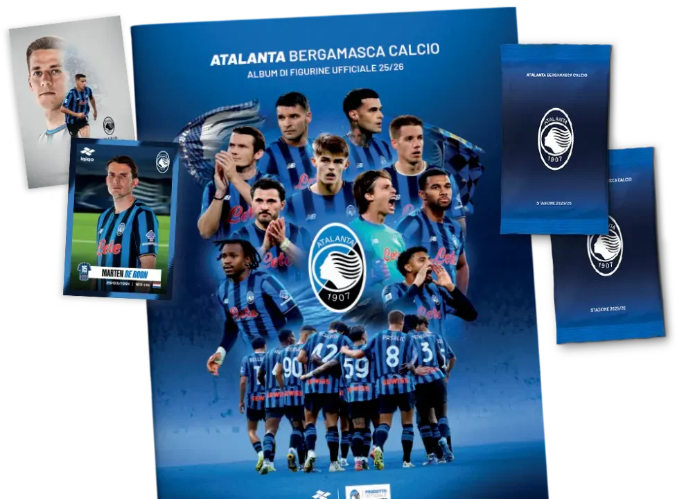 album di figurine atalanta 2025-2026