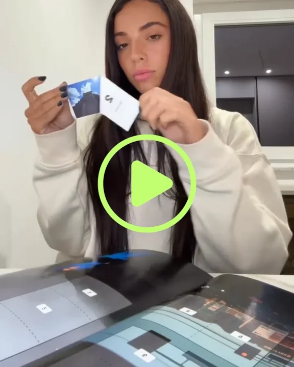 testimonianza video album di figurine personalizzato amore